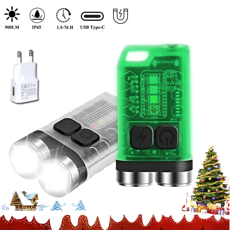 V3 EDC rechargeable mini LED flashlight