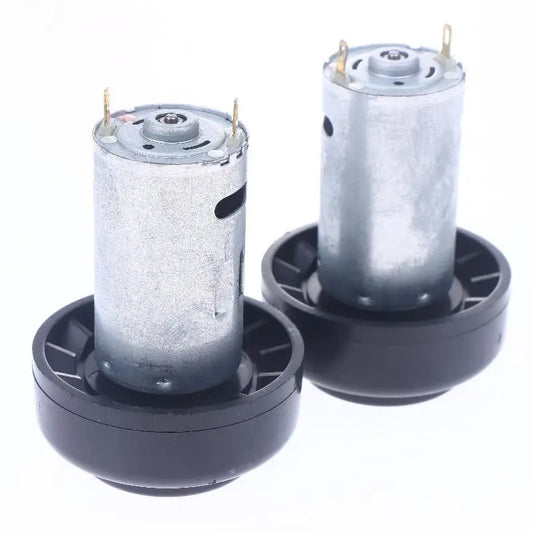 Vacuum cleaner turbine fan motor with double ball bearing high current design