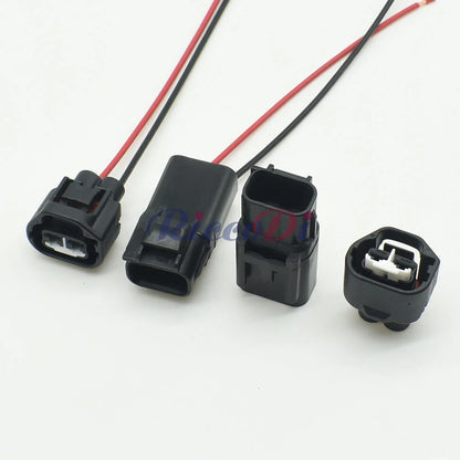 Automotive electrical connector installed in vehicle cooling system for long term reliability