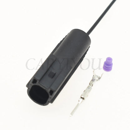 Automotive male and female connector used in vehicle electrical systems for secure terminal connection and high performance