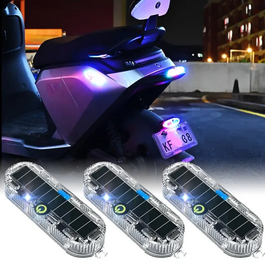Flashing safety light for vehicle cargo and outdoor warning