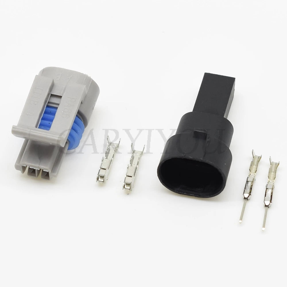 automotive 2 pin water temperature sensor wiring connector plug ensuring reliable and waterproof electrical connections