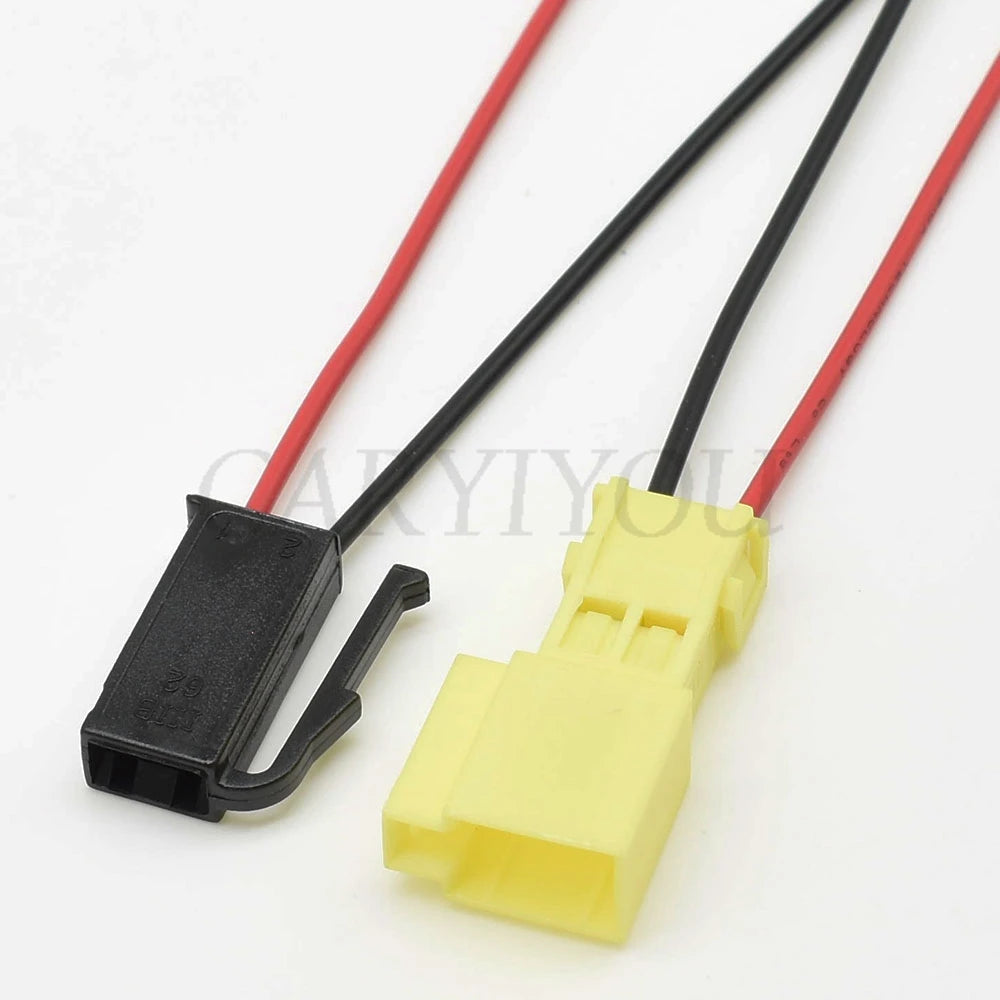 durable automotive wiring harness connector with male female 2 pin plug and 2.8 MM series socket for reliable connection