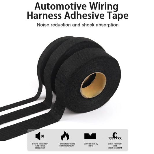 Velvet insulation tape for car engine compartment wiring protection
