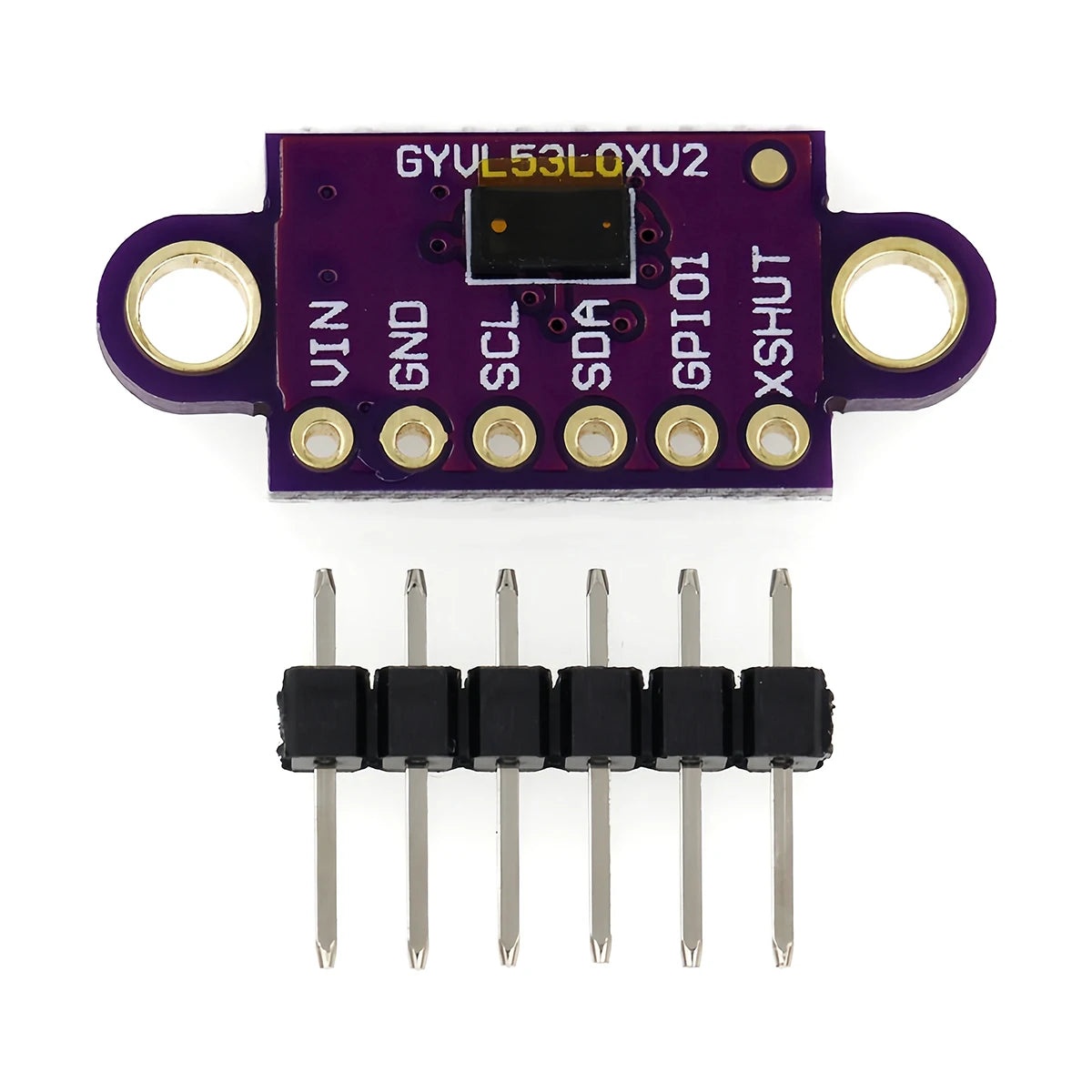VL53L0X ToF laser ranging sensor module, 940nm, I2C/IIC interface breakout board for accurate distance measurement and Arduino projects