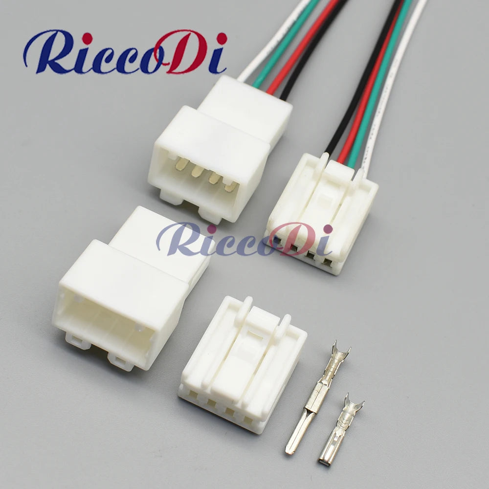 4 Pin Car Waterproof Electrical Connector Plug 6.3mm 936227-1 936238-1 Automotive Wire Harness for VW