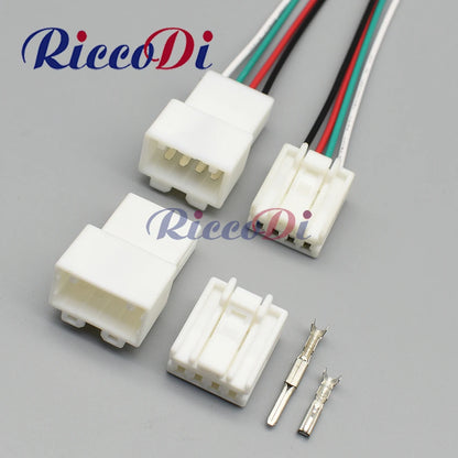 4 Pin Car Waterproof Electrical Connector Plug 6.3mm 936227-1 936238-1 Automotive Wire Harness for VW