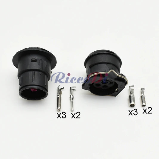 VW J6 automotive 5 Pin headlight assembly wire socket waterproof plug