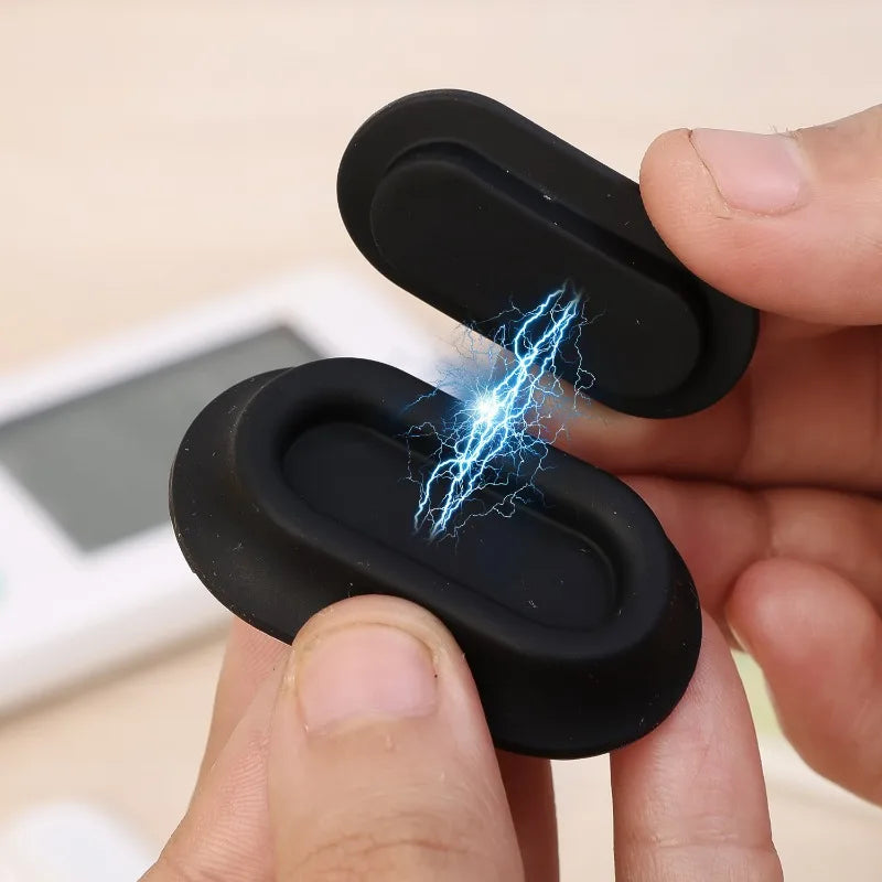 Magnetic hook for household storage