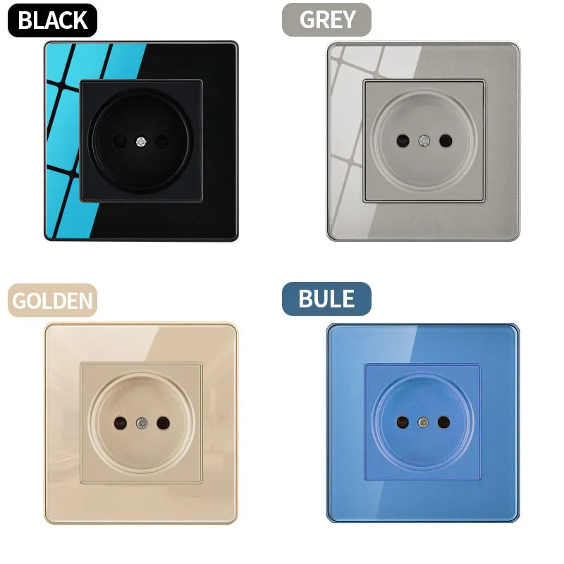 EU Russia France UK 86 wall switch panel used for light control in home or office