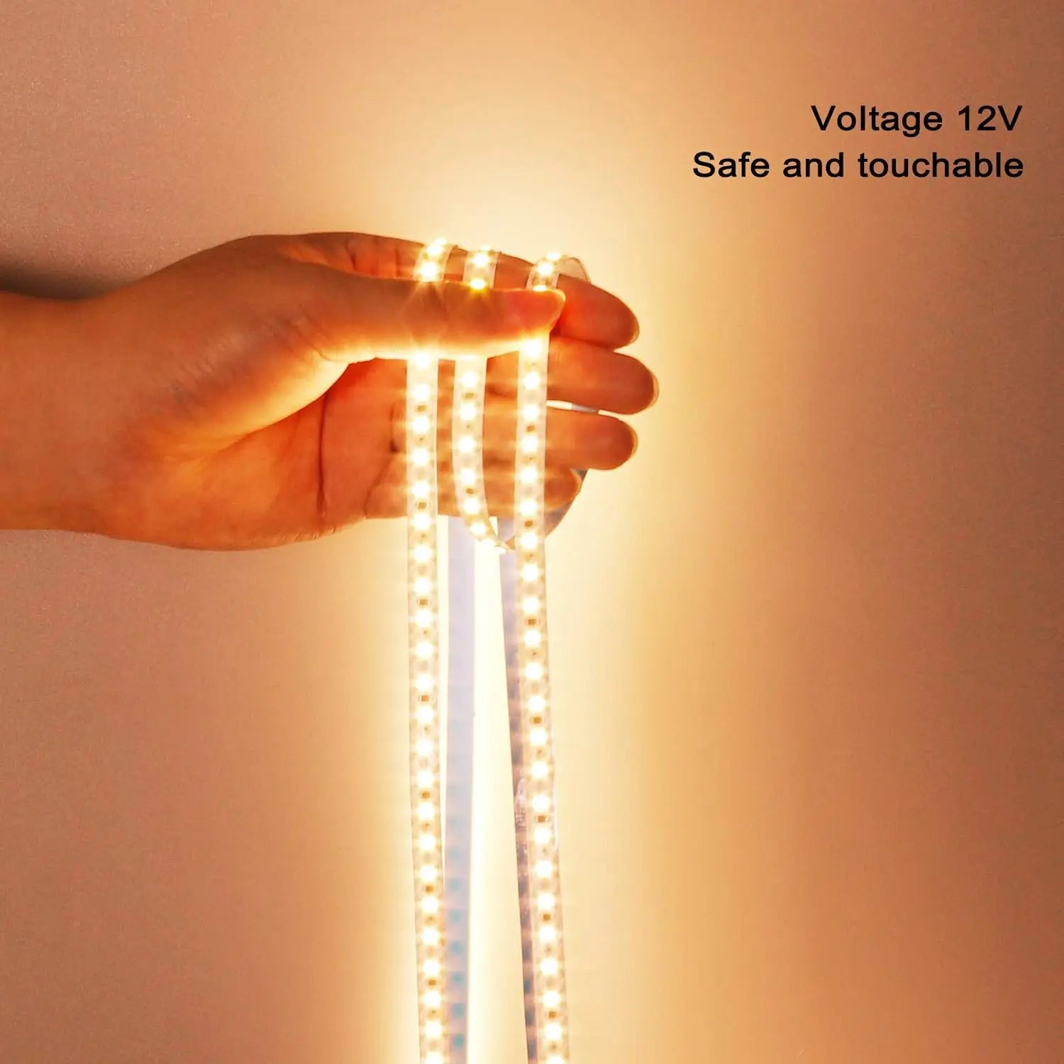 Warm white flexible LED strip for home decor