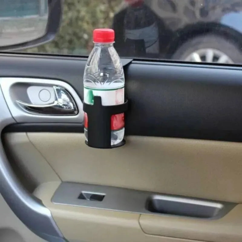 Water bottle cup stand for vehicle interior and trucks