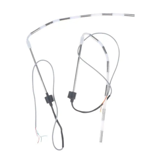 Water level and temperature sensor for solar heater