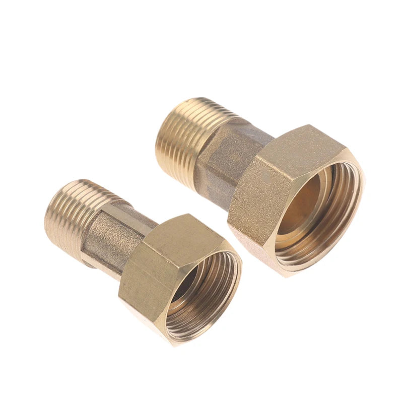 Water meter adapter male to female threaded connector
