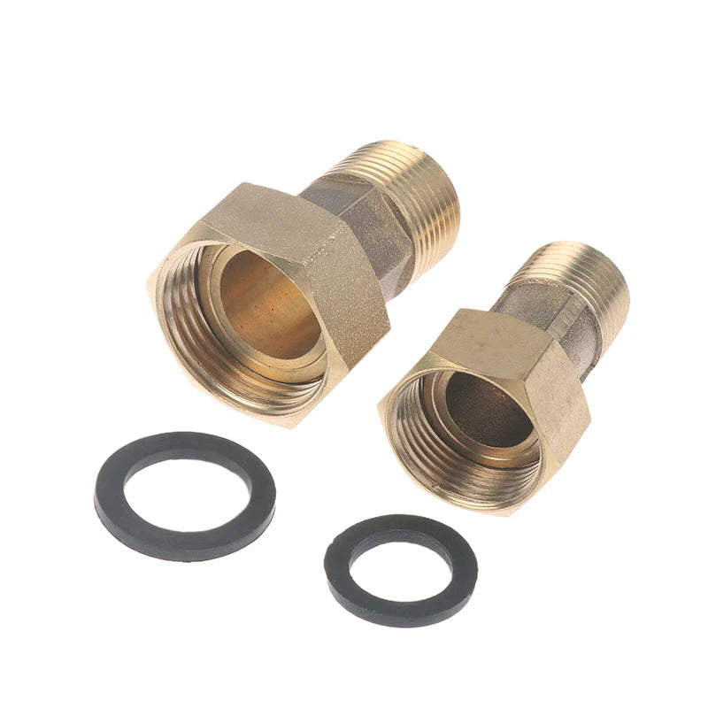 Durable water meter threaded adapter fitting