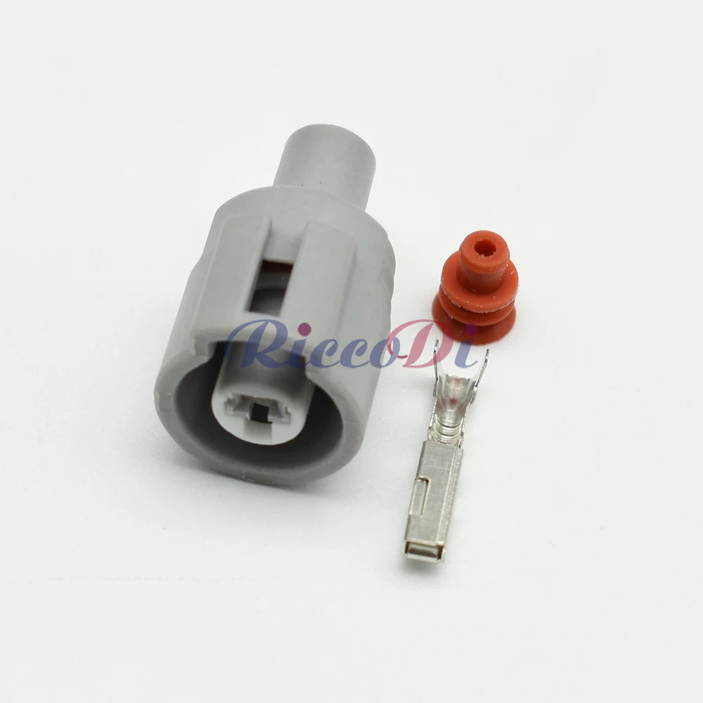 Waterproof detail of 1 Pin grey automotive wiring harness connector ensuring reliable performance in Honda vehicles