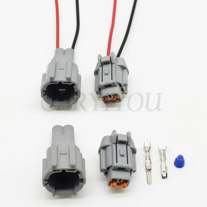 waterproof 2 pin electrical plug for automotive lighting applications