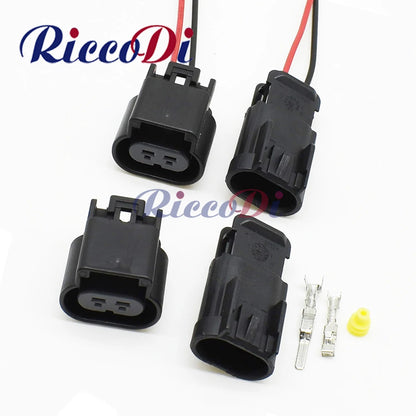 Waterproof 2 pin automotive wire harness connector female male plastic socket 15326679 13518845 15326678 overview