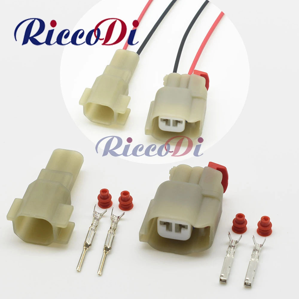 Waterproof automotive AC connector plug with male and female docking socket for car wire harness