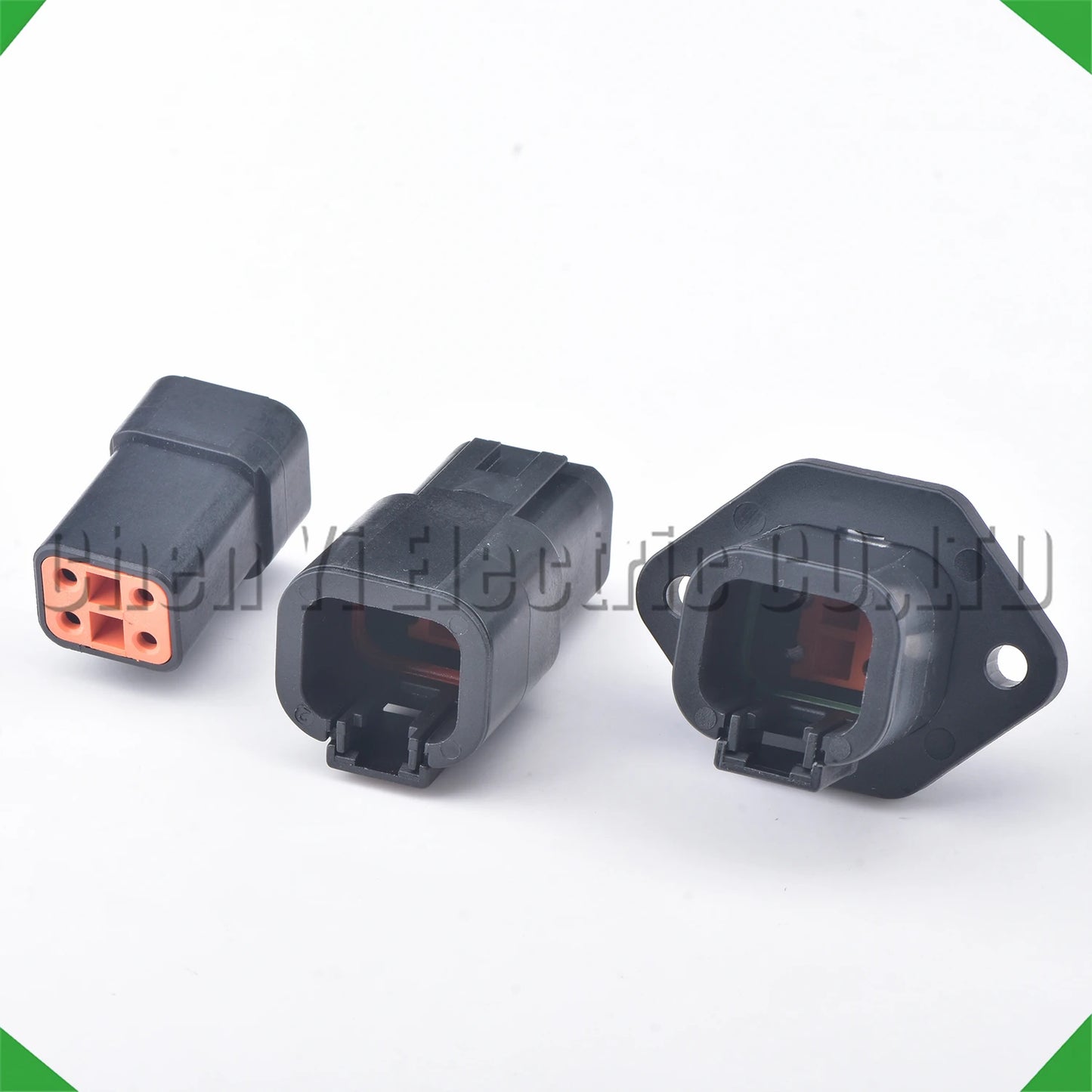 Waterproof automotive DTP connector plug