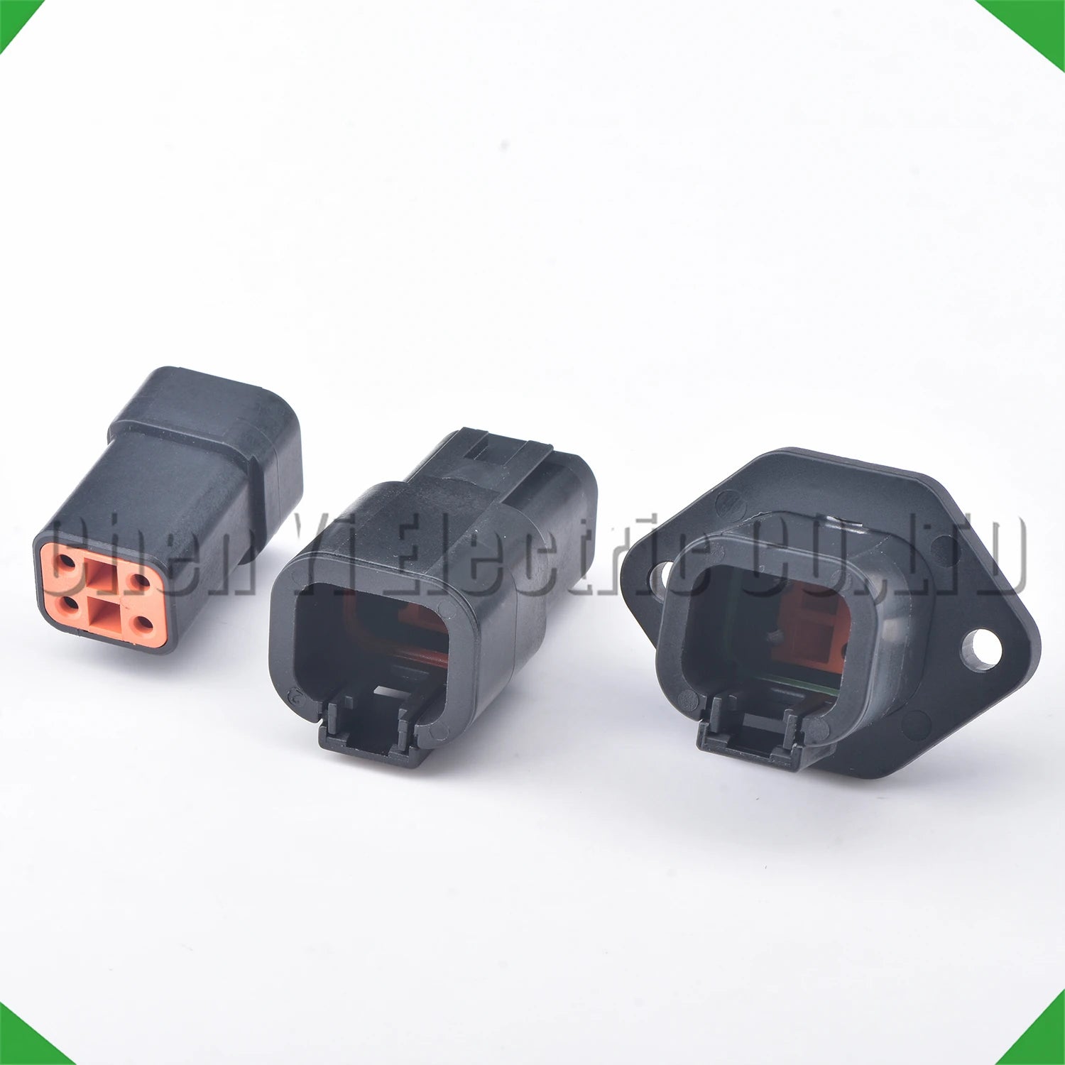 Waterproof automotive DTP connector plug