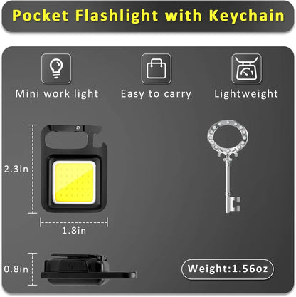 Waterproof LED flashlight for outdoor camping