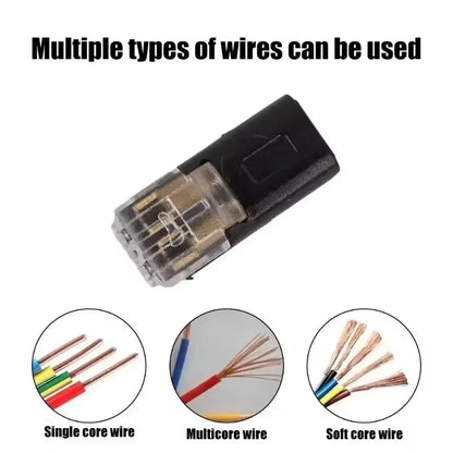 2 pin automotive waterproof connector installed on wire harness
