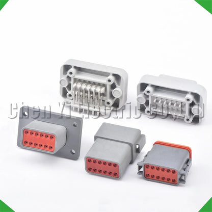 Automotive electrical wire harness waterproof connector plug male and female