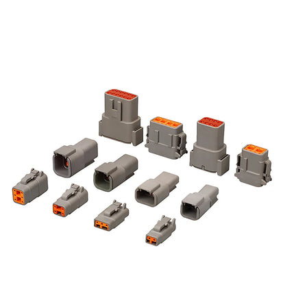 Waterproof DTM series connector for 16-22AWG wire, DTM04-2P DTM06-2S male & female