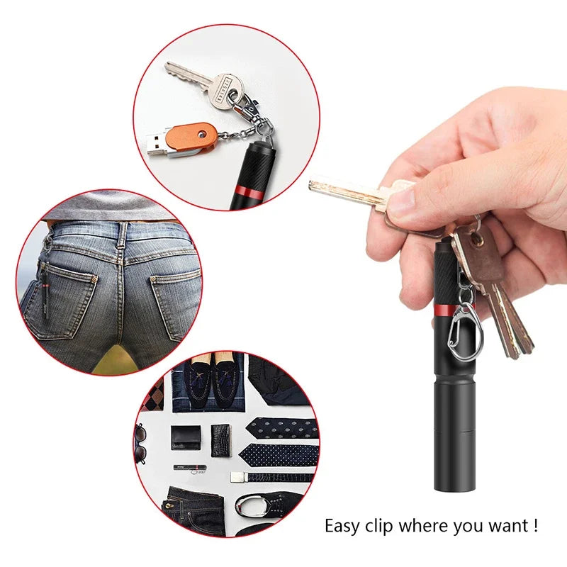 Waterproof LED torch for emergency and outdoor use