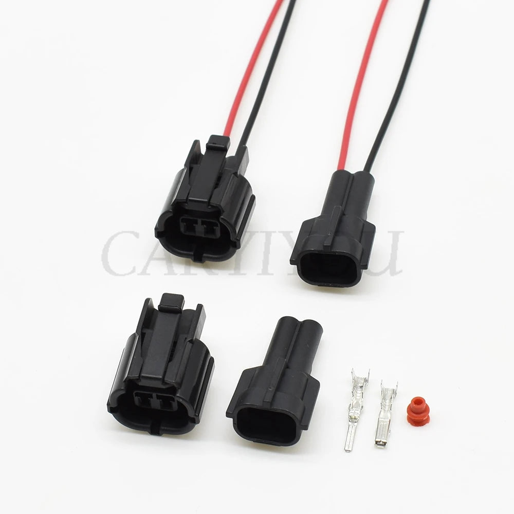 high-quality 2 pin waterproof automotive connector for purge control and temperature sensor wiring