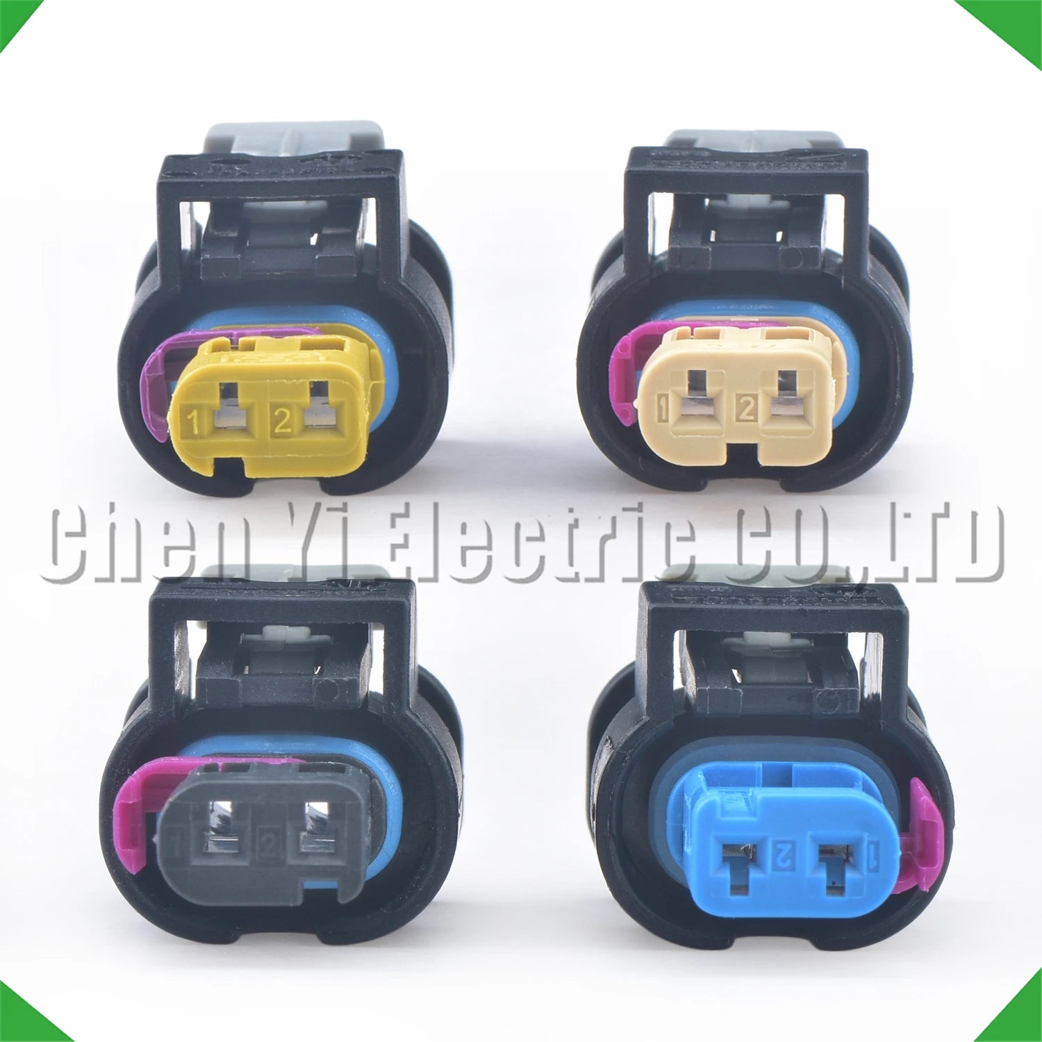 Waterproof ignition coil and solenoid connector plug
