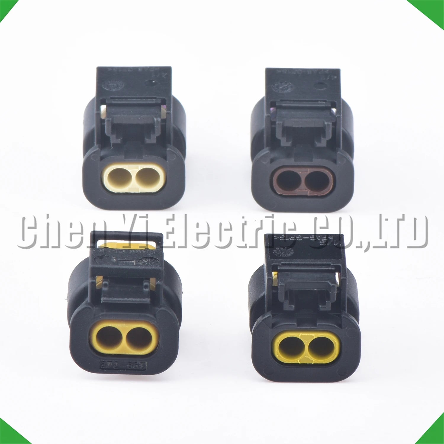 Waterproof injector and solenoid valve connector