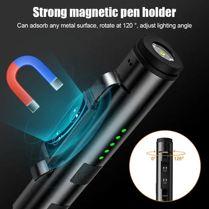 Waterproof multifunctional LED flashlight pen light