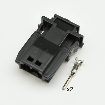 reliable waterproof automotive rearview mirror wiring socket with 2 way connector MX19002P51 / MX19002S51