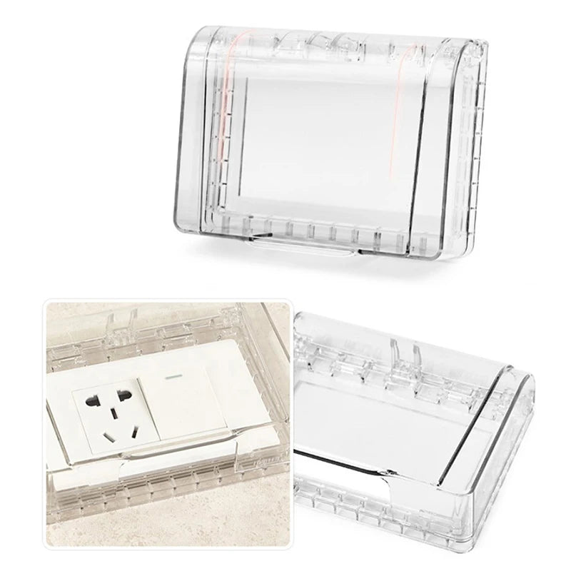Waterproof plug cover protector for electric sockets