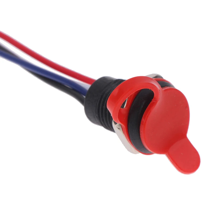 Waterproof USB Type-C female connector jack with PH2.0 nut and snap lock plate for charging applications