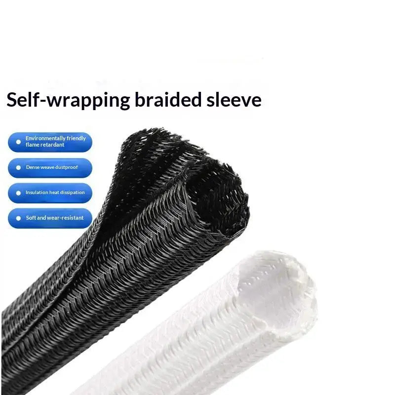 Wear resistant braided wire sleeve