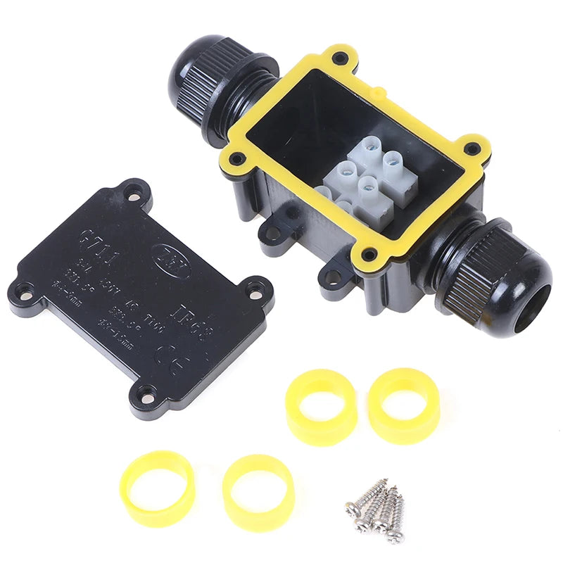 Weatherproof electrical junction box IP68