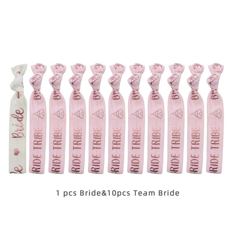 Wedding hen party bracelet close up detail design