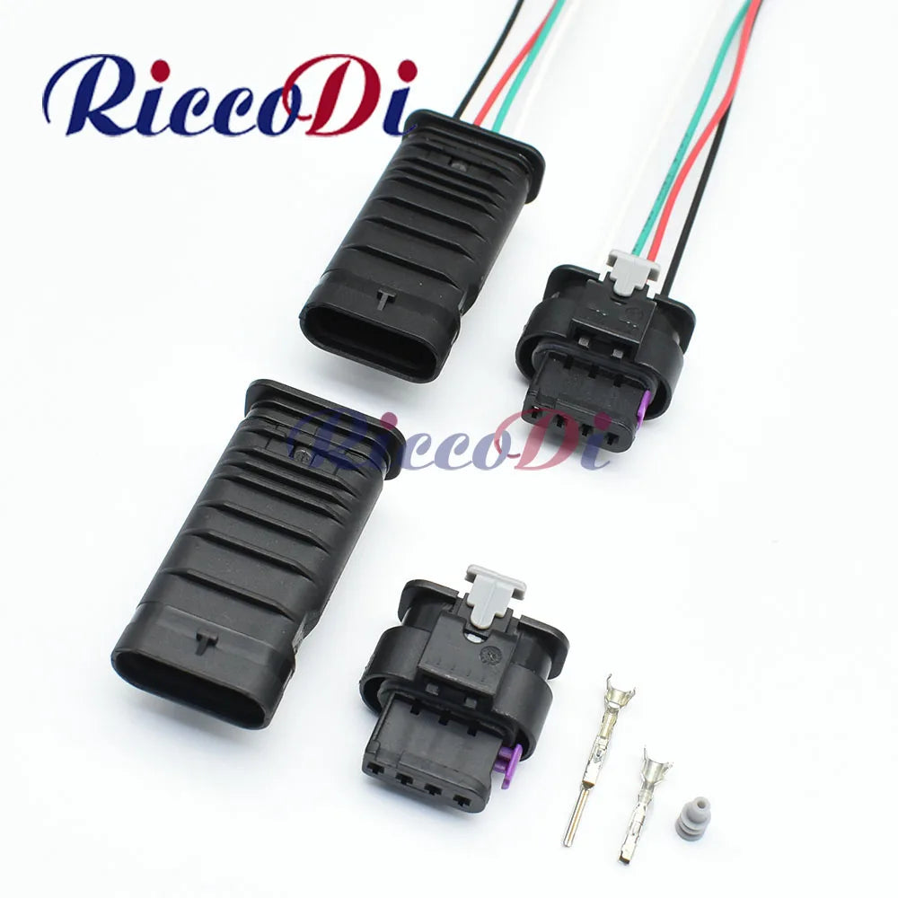 Weichai 4 Pin Female Male Auto Cable Plug Water Temperature Sensor Connector Socket 1718657-1