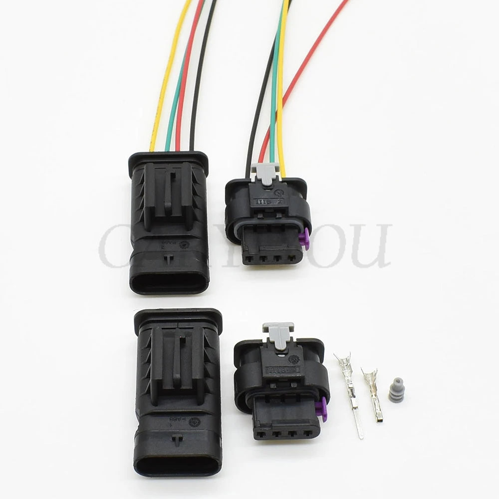 Waterproof detail of Weichai 4 Pin Female Male Auto Water Temperature Sensor Connector 1718657-1