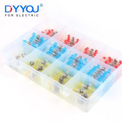 Welding ring heat shrink terminal, IP67 waterproof electrical connector, heat shrink tube wire connection terminal