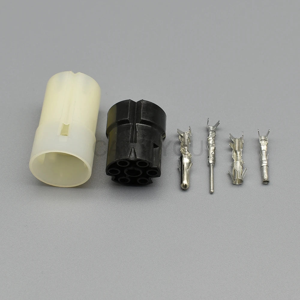 White 1.5/3.5mm series automotive connector male female with 15 cm wires