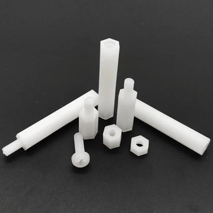 white-nylon-hex-standoff-spacer