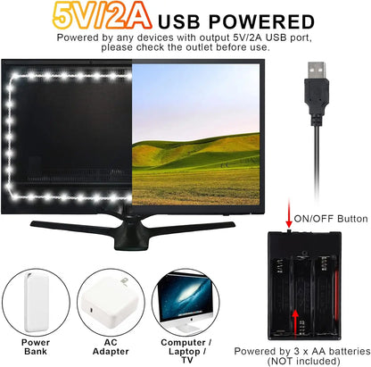 LED strip light white and warm white options