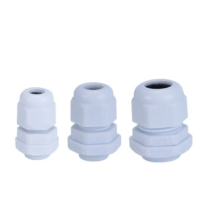 White nylon wire waterproof connector for quick installation and sealing
