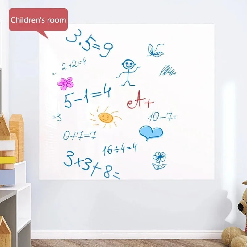 Premium static cling whiteboard sticker no damage and reusable wall application