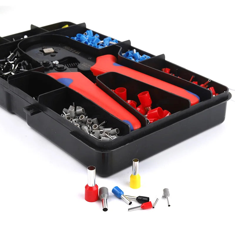 Wire cable crimper plier tool set for 6-4A and 6-6A terminals