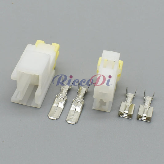 Close-up view of automotive wire harness connector showing precise socket interface for reliable wiring